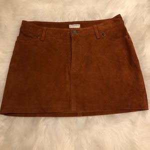 Suede Mini Urban Outfitters Skirt